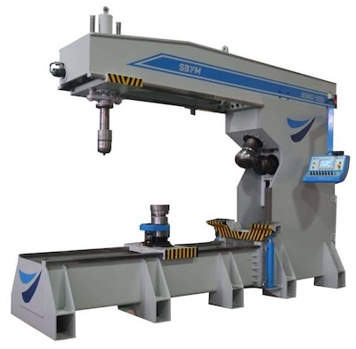 Hydraulic flanging machines